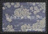 Patterned denim elastic fabric